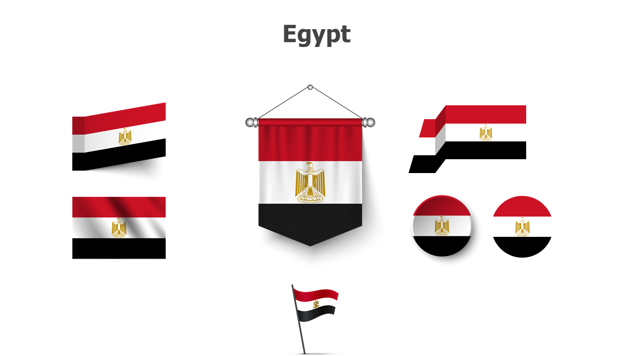Egypt flags