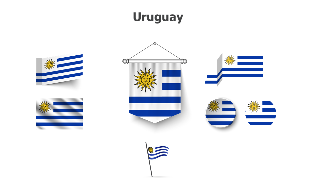 Uruguay flags