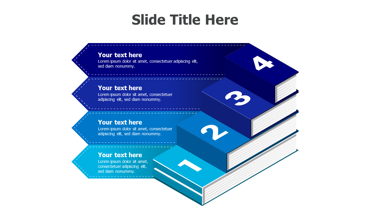 4 points 3D books