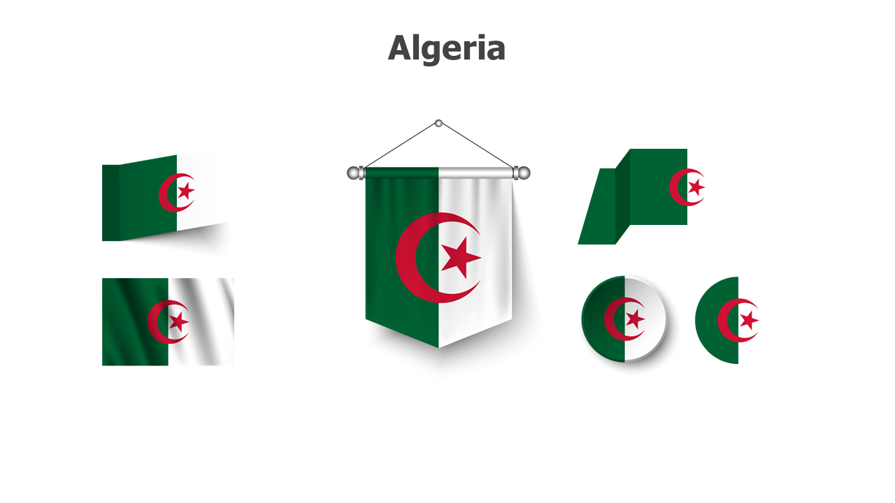 Algeria flags