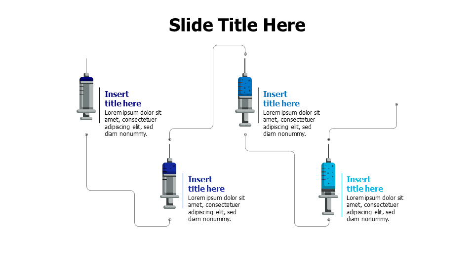 4 injections with different fillings infographic