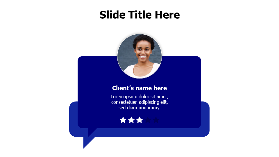 1 testimonials speech bubble with picture 