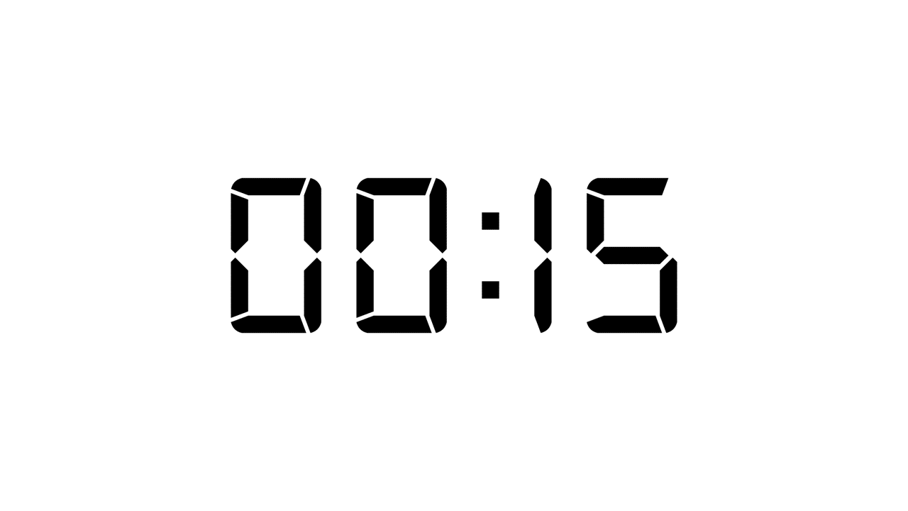 15 Seconds Timer
