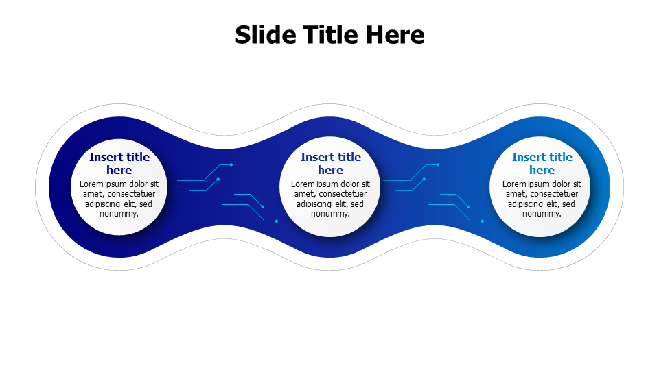 3 points technology template