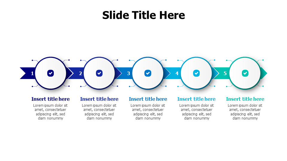 5 steps technology timeline