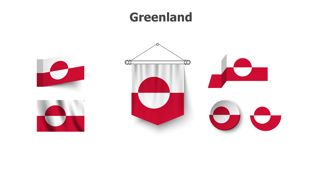 Greenland flags