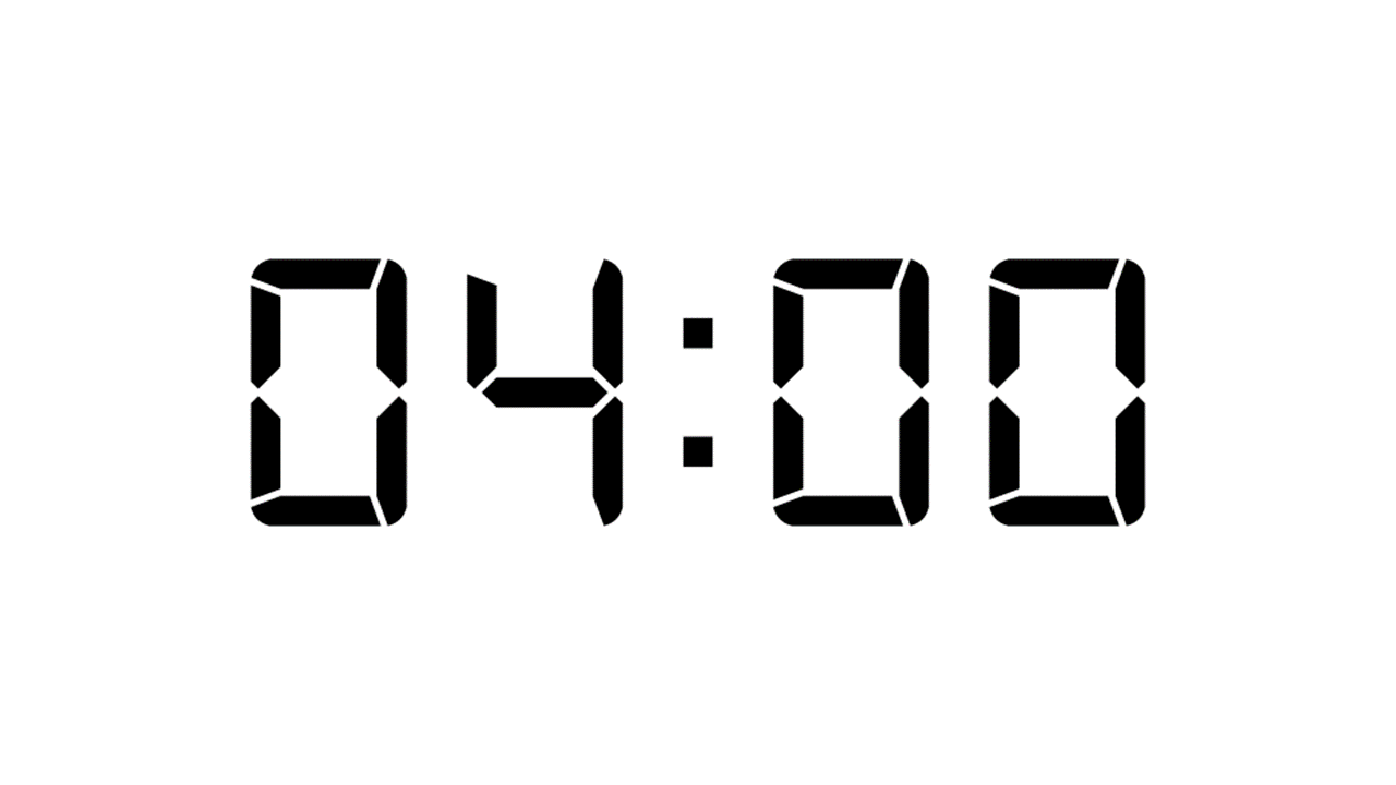 4 Minutes Timer