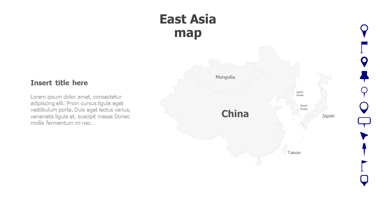 East Asia map