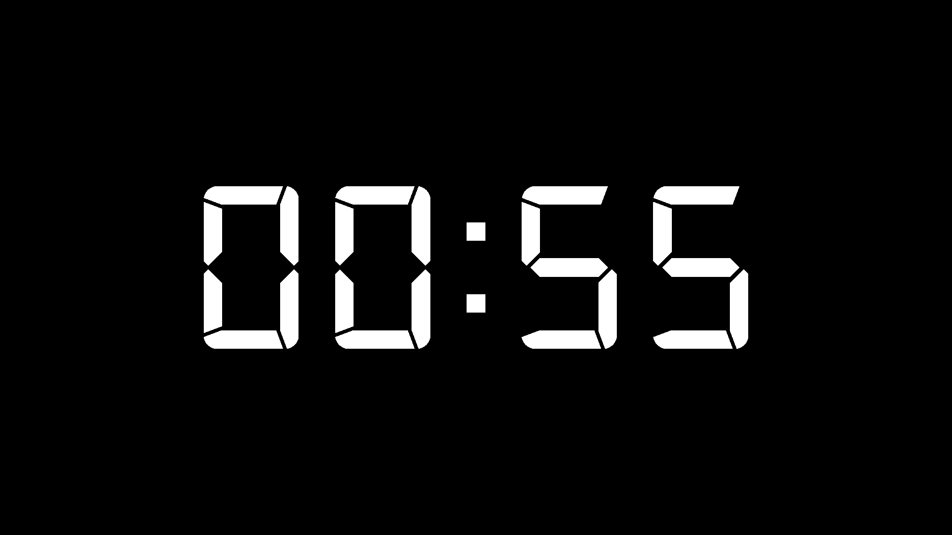 55 Seconds Timer