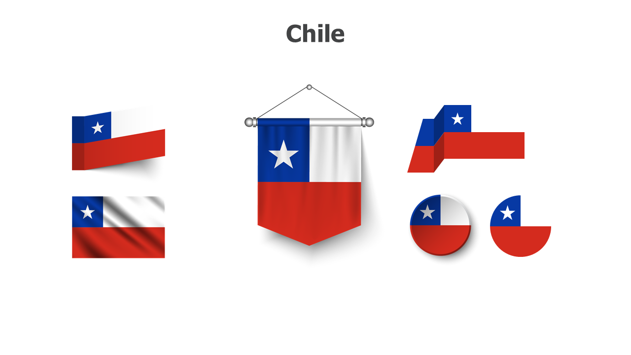 Chile flags