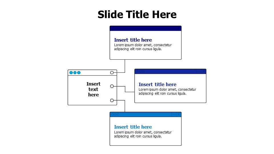 3 web tabs infographic