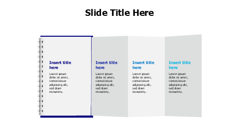 4 pages notebook infographic