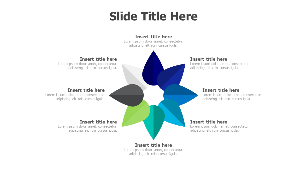 8 steps round flower