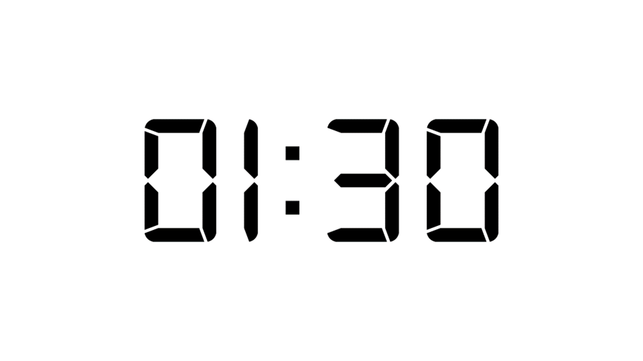1 Minute and 30 Seconds Timer