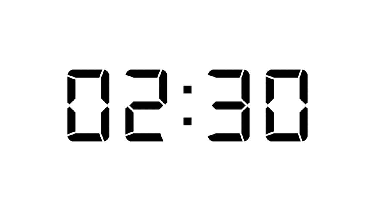 2 Minutes and 30 Seconds Timer