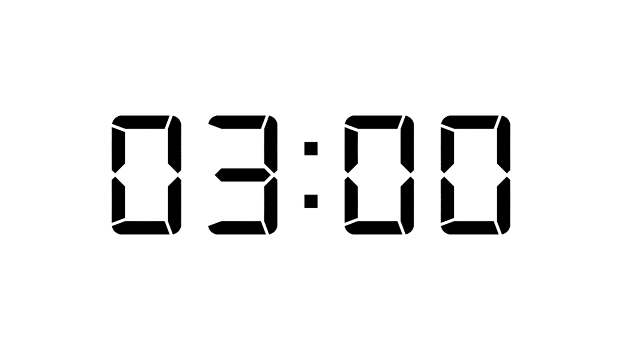 3 Minutes Timer