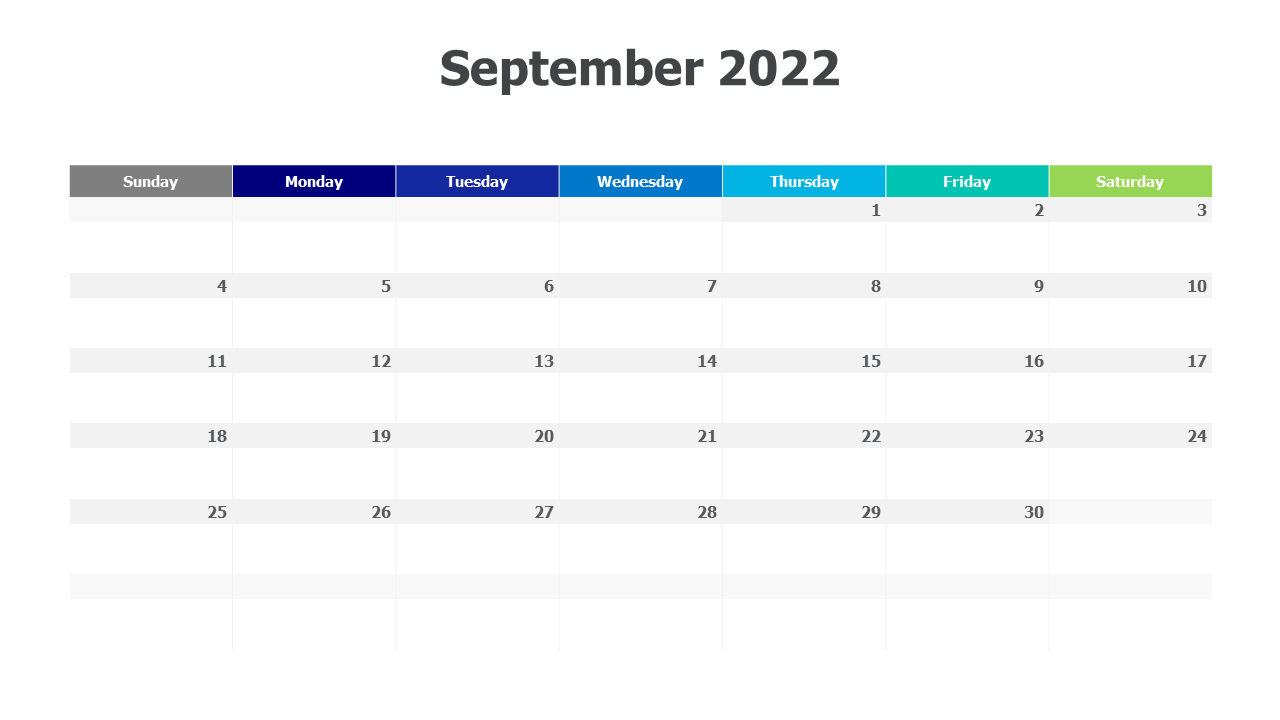 September 2022 - 2