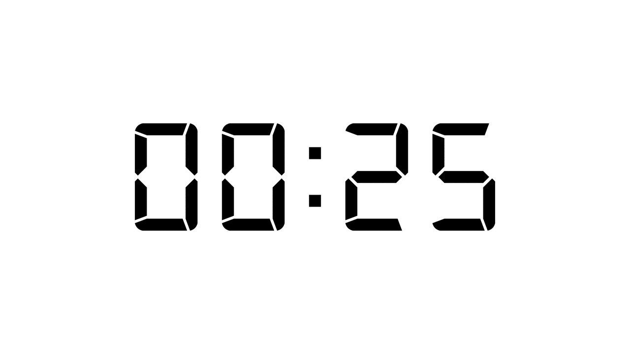 25 Seconds Timer