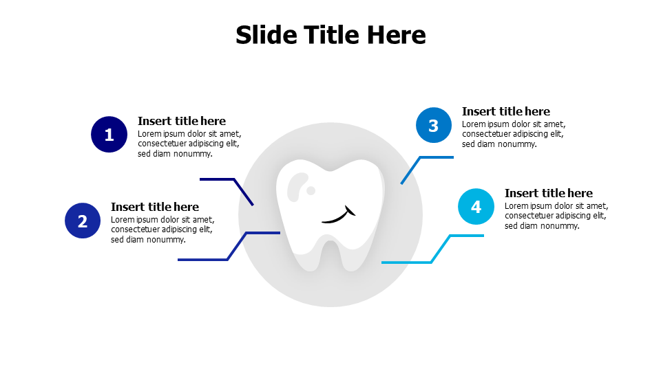 4 points on smiley tooth infographic