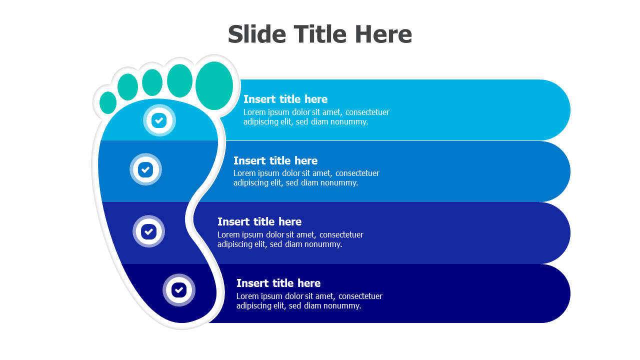 4 points footprint infographic 3
