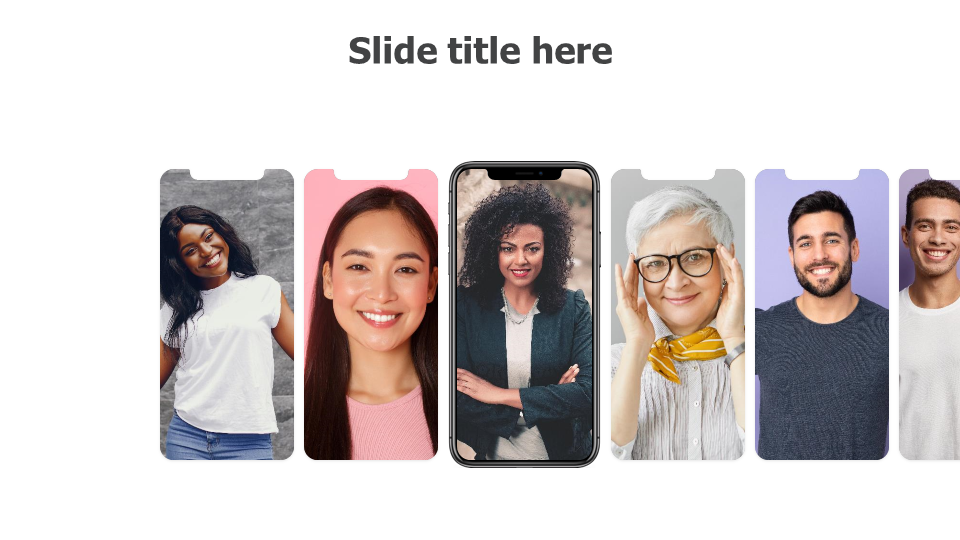6 images with iphone mockup