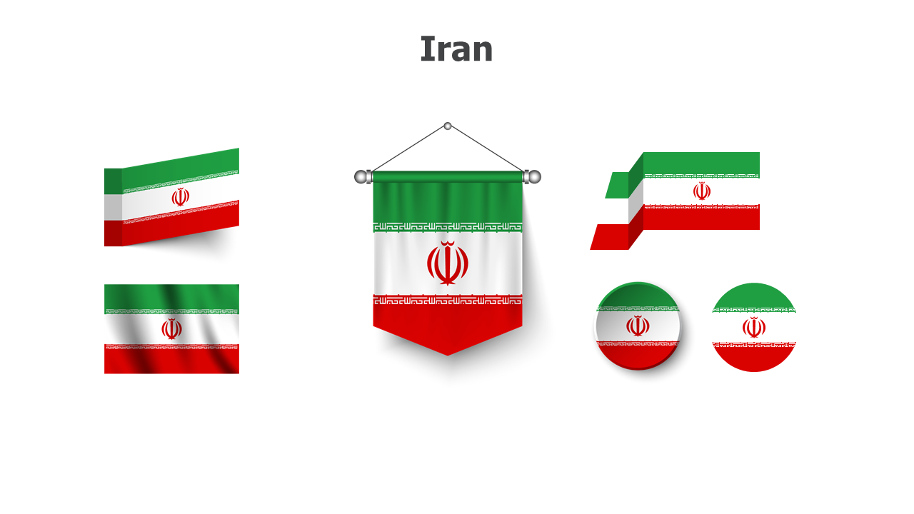 Iran flags