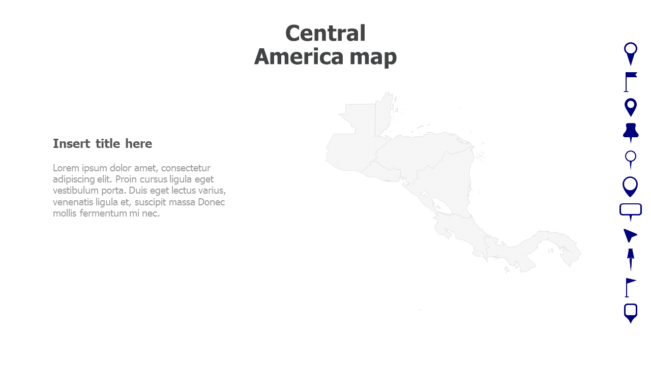 Central America map 85