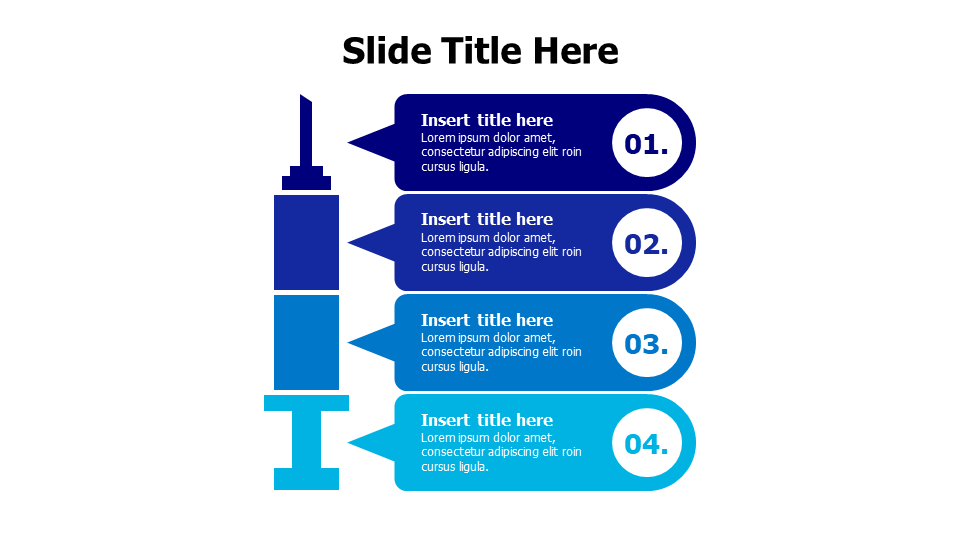 4 points Injection vaccine infographic