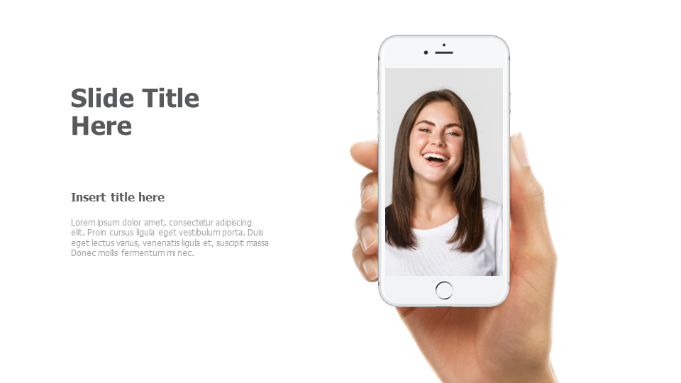 Right hand with iphone mockup