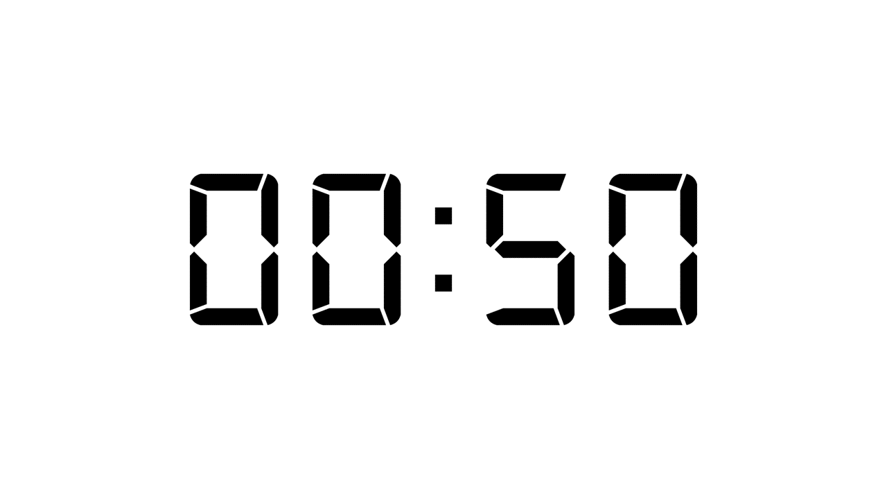 50 Seconds Timer