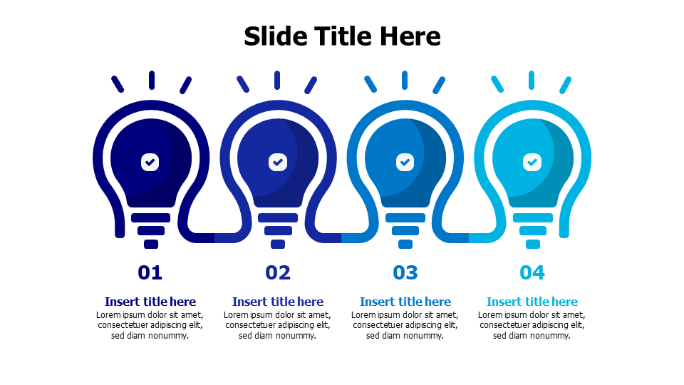 4 bulbs infographic