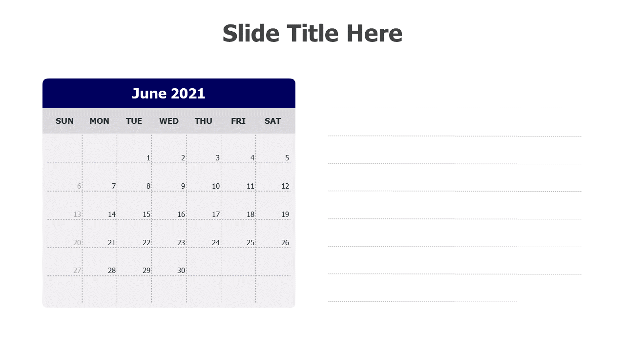 June 2021 with notes