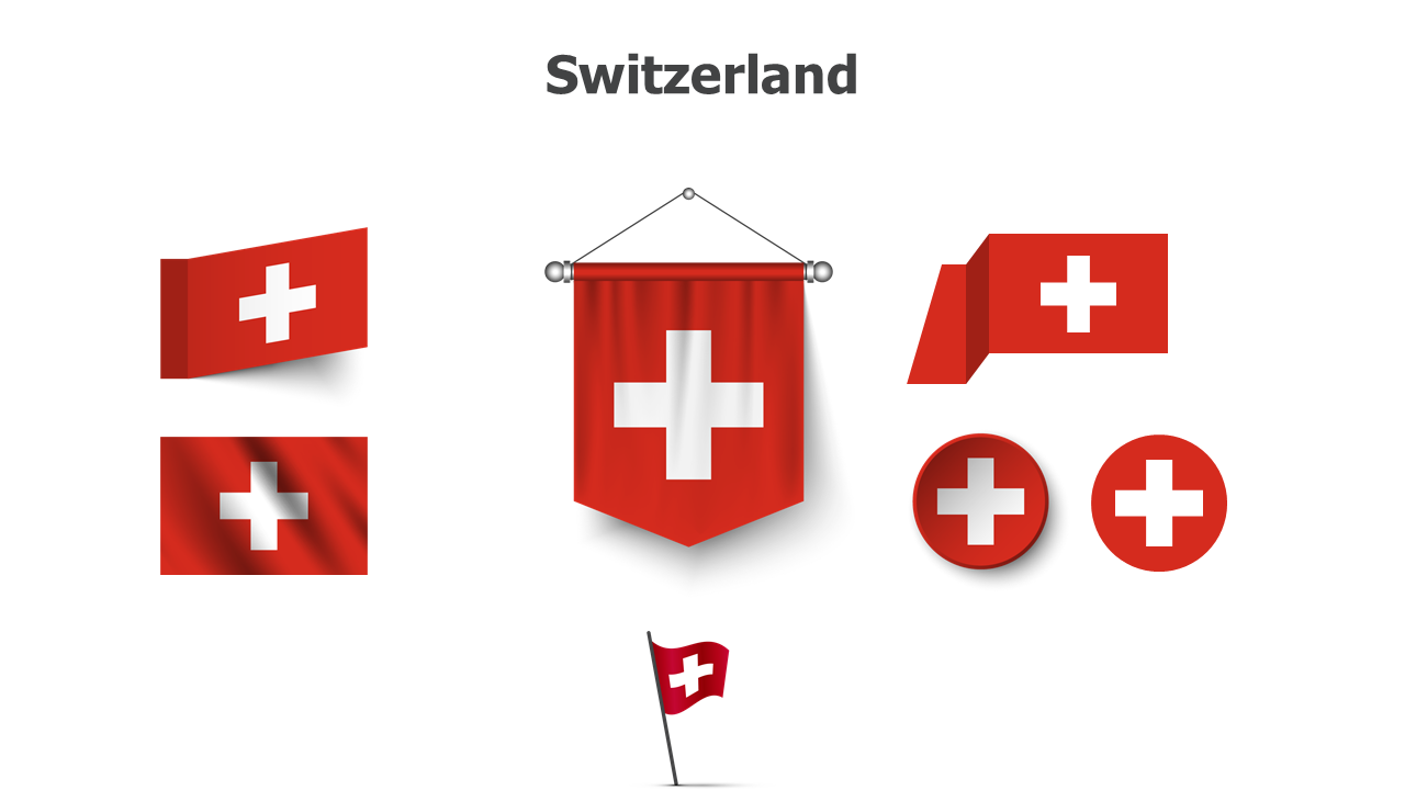 Switzerland flags
