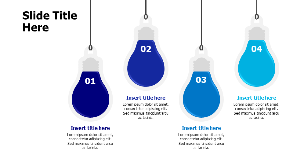 Four bulbs from the top