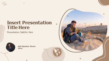Global travel brown cover theme
