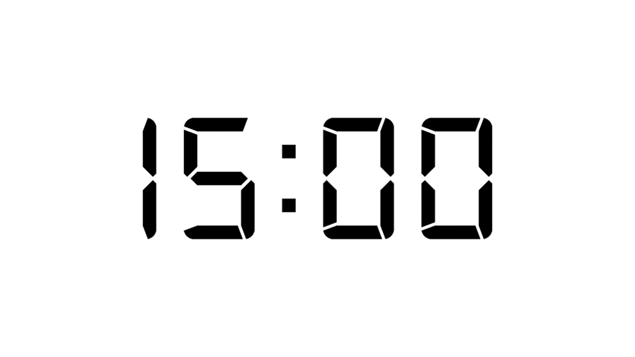 15 Minutes Timer