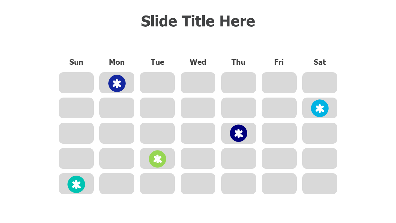 Week calendar 3