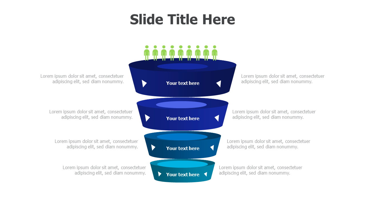4 levels 3D funnel 6