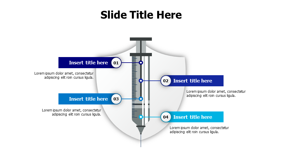 4 points from a protection vaccine injection infographic