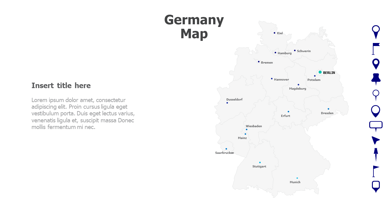 Germany Map with names 22