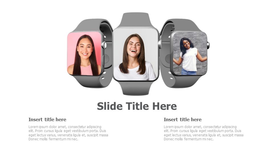 3 smartwatch images mockups