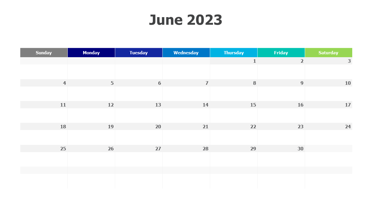 June 2023 calendar