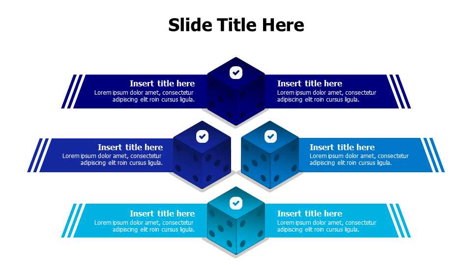 6 points dice infographic