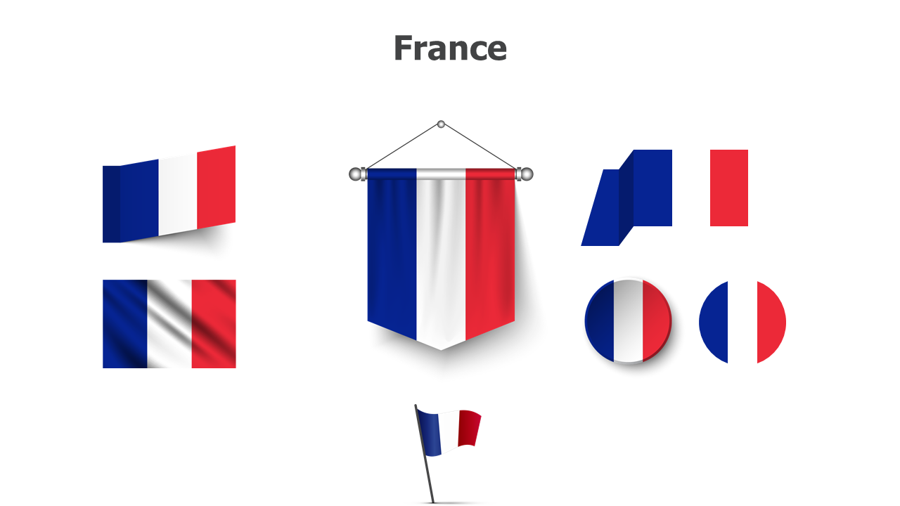 France flags