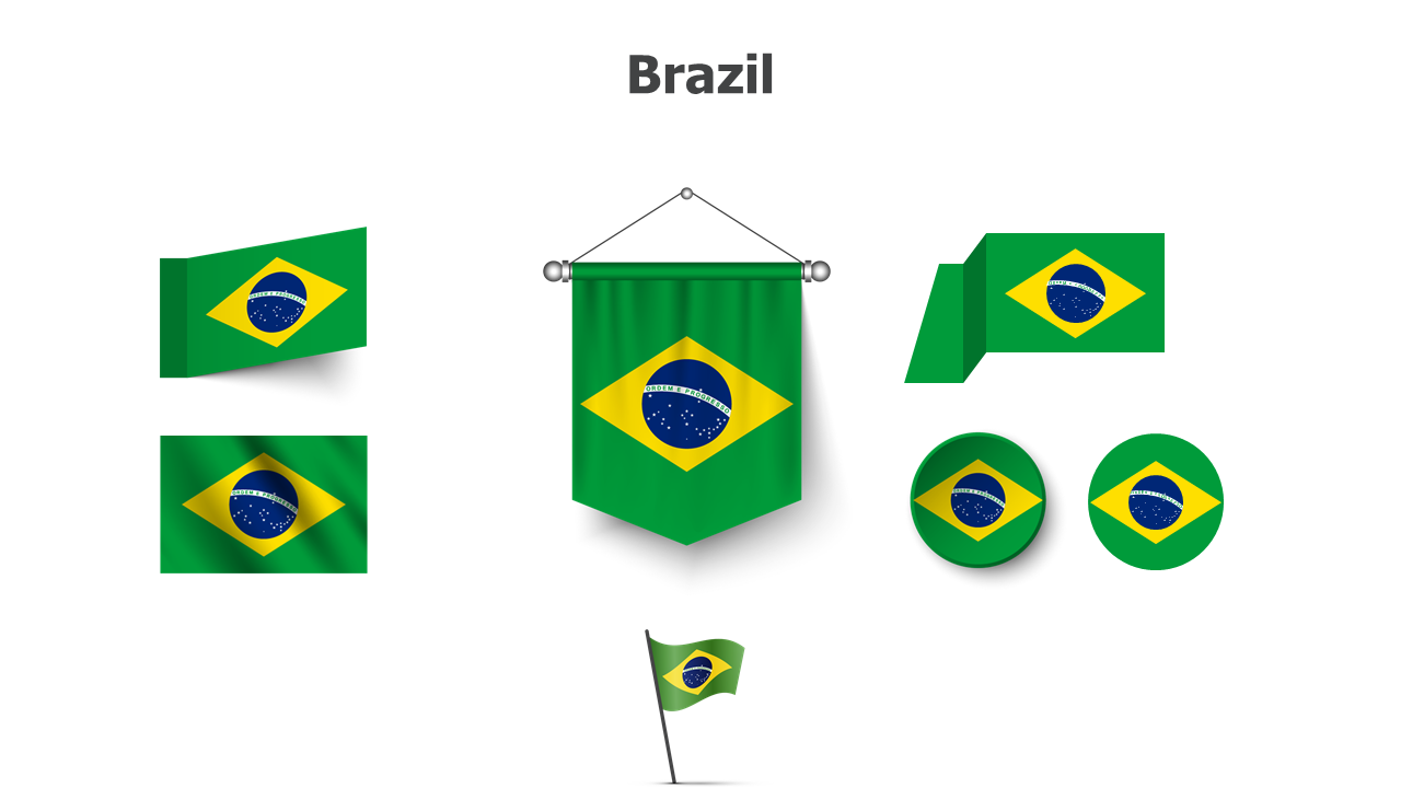 Brazil flags