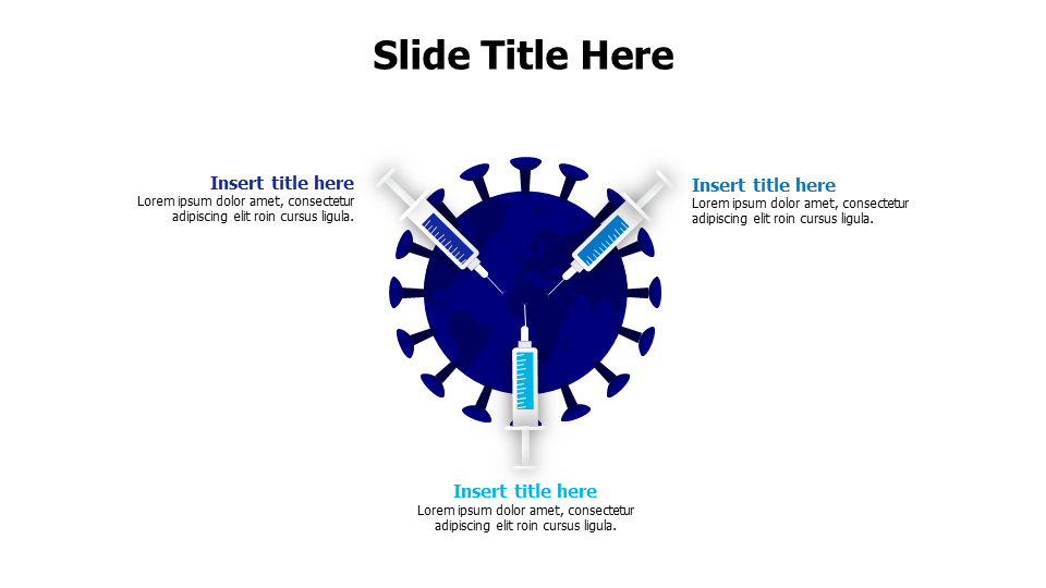 3 vaccine injections to corons virus infographic