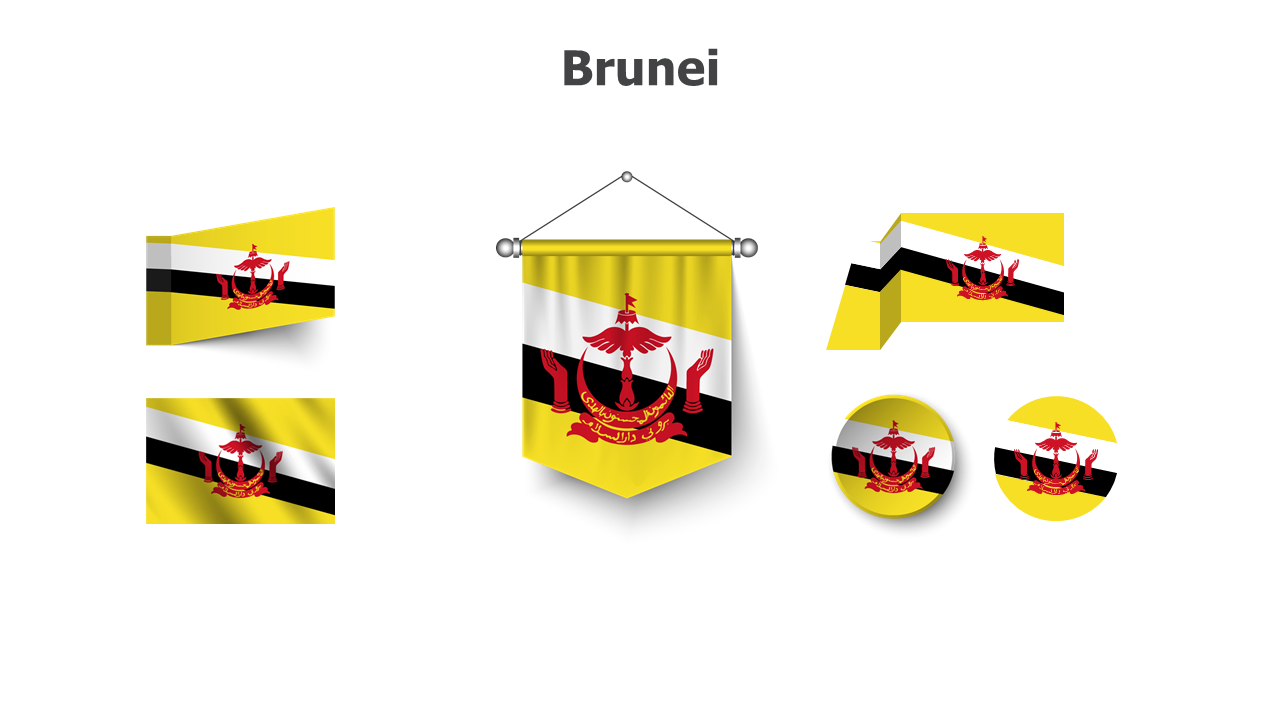 Brunei flags