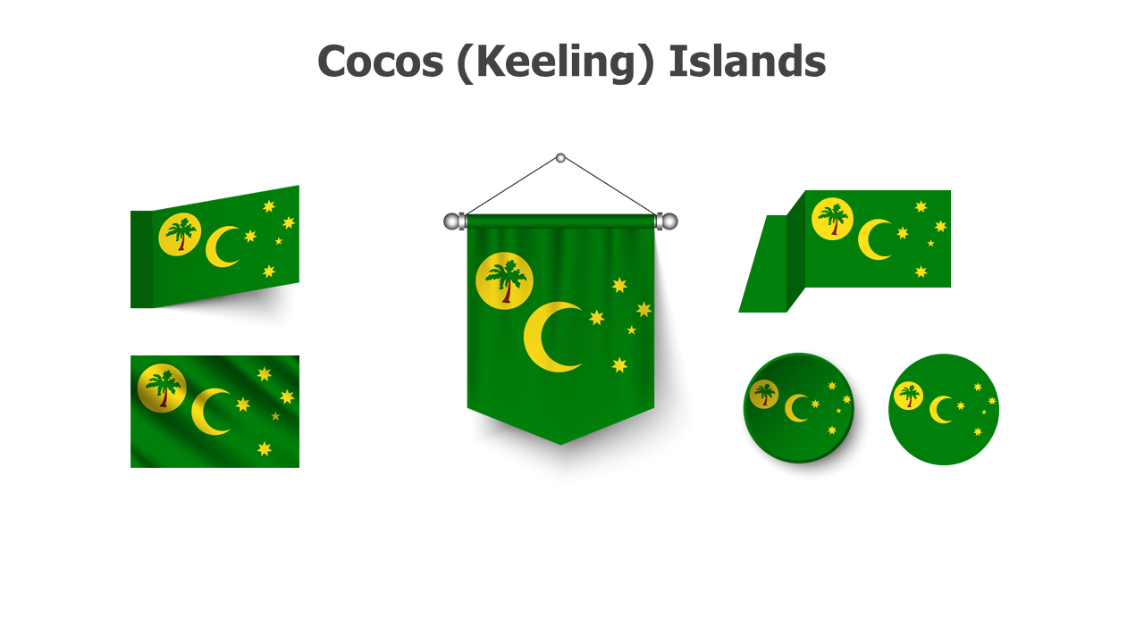 Cocos-Keeling-Islands flags