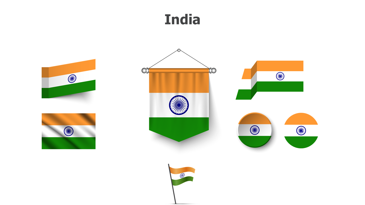 India flags