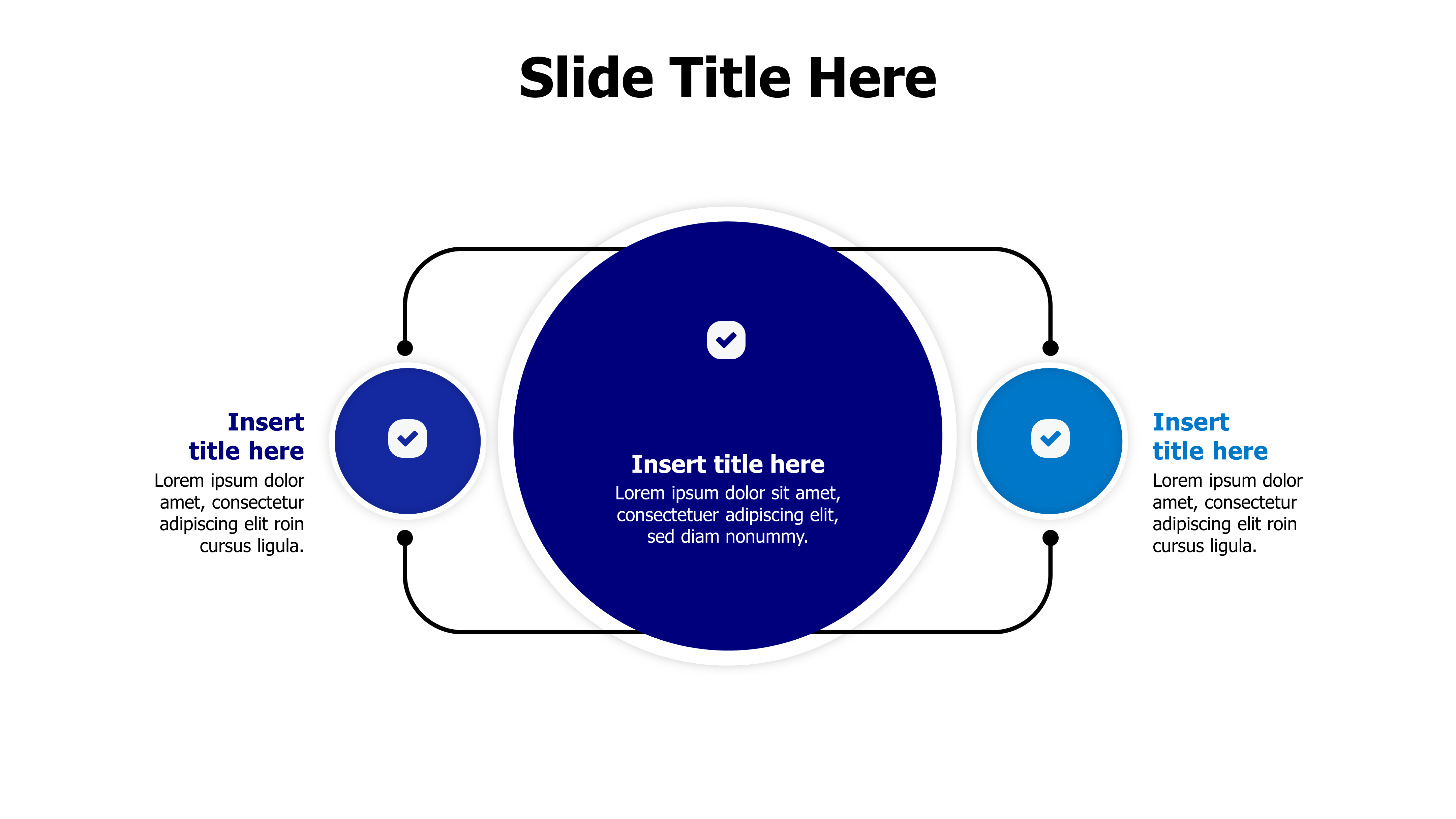 2 points content infographic